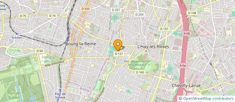 localisation de l'entreprise SCI LA VALLEE AU RENARD  L'HAY-LES-ROSES