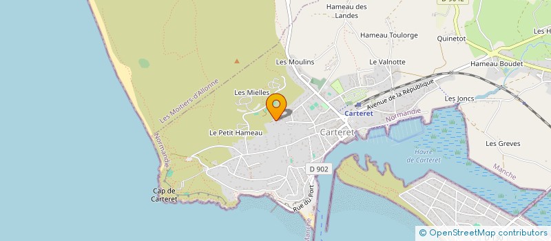 localisation de l'entreprise SCI LA VALLEE CARTERET à BARNEVILLE-CARTERET