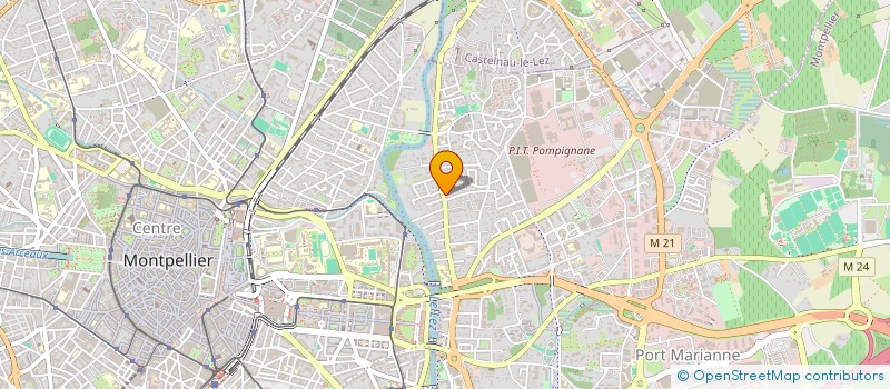 localisation de l'entreprise SCI LA VALLEE D OR  MONTPELLIER