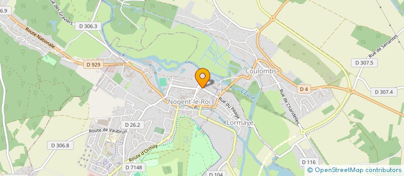 localisation de l'entreprise SCI LA VALLEE DE L'EURE à NOGENT-LE-ROI