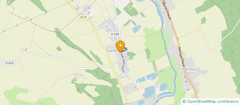 localisation de l'entreprise SCI LA VALLEE DES FLEURS  GADENCOURT