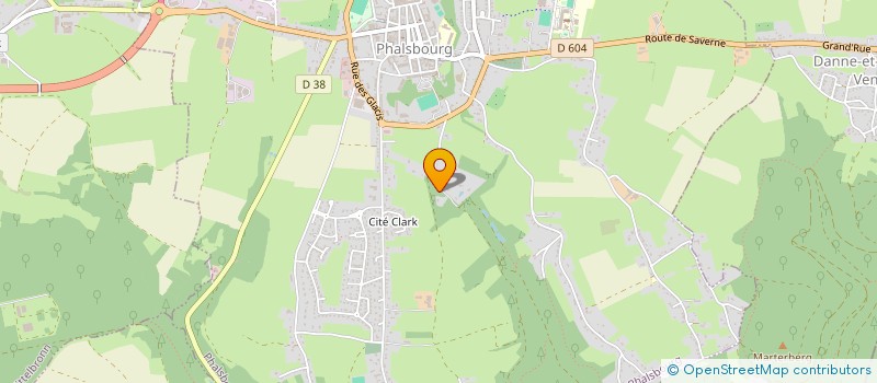 localisation de l'entreprise SCI LA VALLEE DES SOURCES  PHALSBOURG