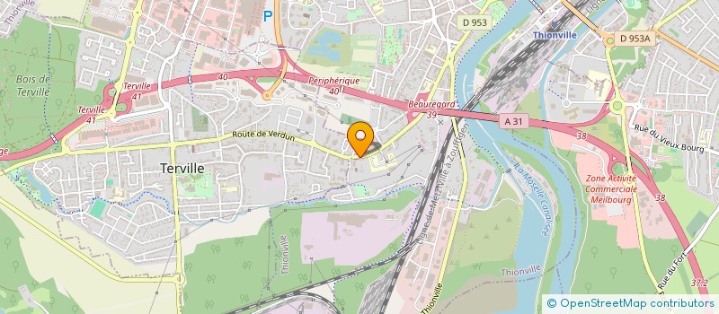 localisation de l'entreprise SCI LA VALLEE DES TROIS FRONTIERES à THIONVILLE