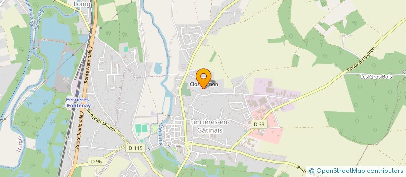 localisation de l'entreprise SCI LA VALLEE DU GATINAIS à FERRIERES-EN-GATINAIS