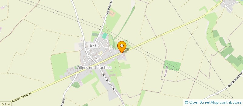 localisation de l'entreprise SCI LA VALLEE PLOCART à VILLERS-EN-CAUCHIES