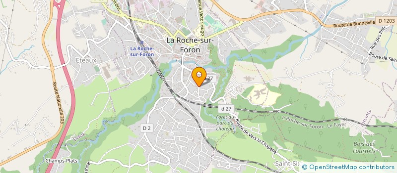 localisation de l'entreprise SCI LA VALLIERE  LA ROCHE-SUR-FORON