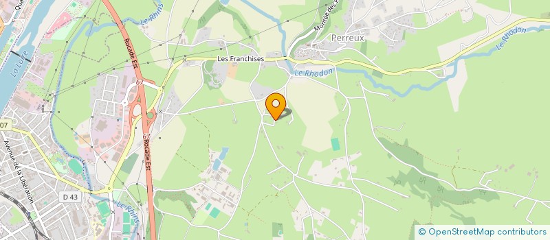 localisation de l'entreprise SCI LA VALLIERE  PERREUX