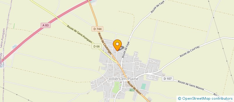 localisation de l'entreprise SCI LA VALLONNETTE  VILLIERS-EN-PLAINE