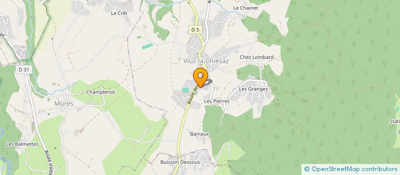 localisation de l'entreprise SCI LA VALLONNIERE  CHAINAZ-LES-FRASSES