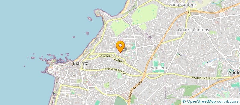 localisation de l'entreprise SCI LA VALLOUISE à BIARRITZ