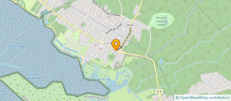 localisation de l'entreprise SCI LA VALORIERE  LANTON