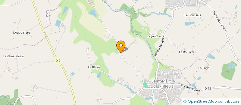 localisation de l'entreprise SCI LA VALOTIERE  SAINT-MARTIN-DES-TILLEULS