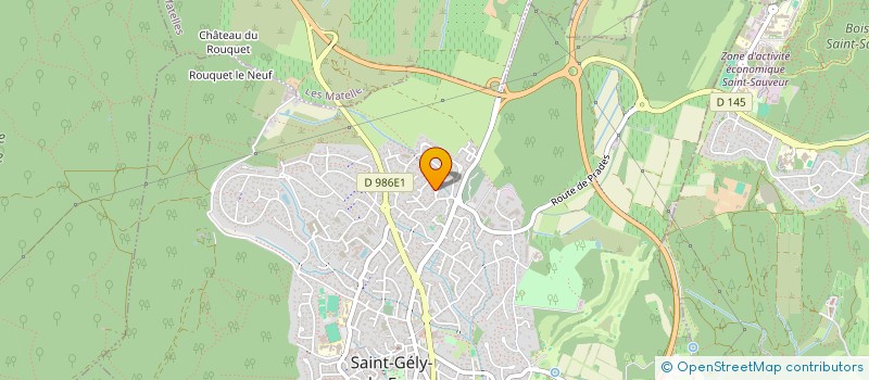 localisation de l'entreprise SCI LA VALSE  SAINT-GELY-DU-FESC