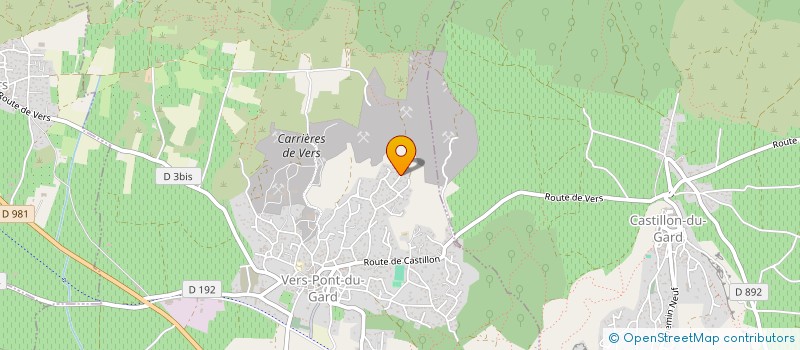 localisation de l'entreprise SCI LA VALSONNIERE  VERS-PONT-DU-GARD