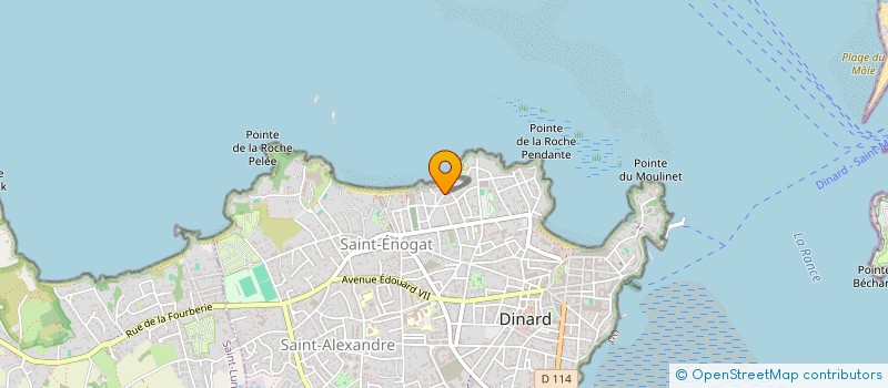 localisation de l'entreprise SCI LA VANOISE  DINARD