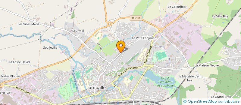 localisation de l'entreprise SCI LA VARENNE  LAMBALLE-ARMOR