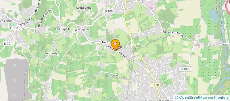 localisation de l'entreprise SCI LA VARENNE  MORANCE