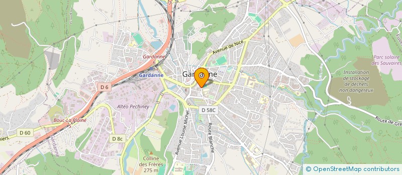 localisation de l'entreprise SCI LA VAROISE à GARDANNE