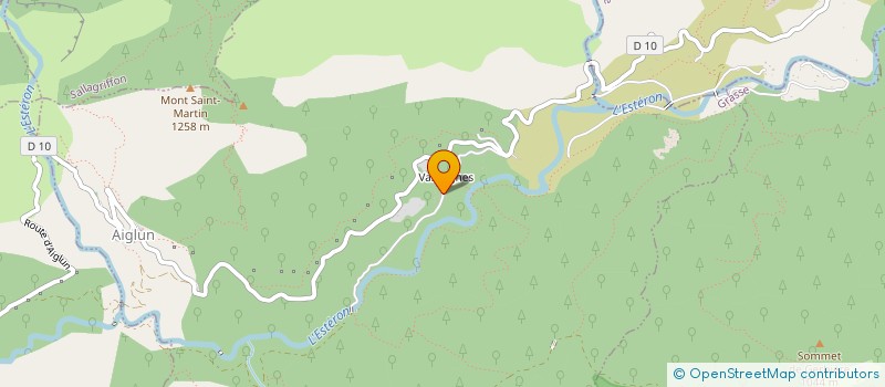 localisation de l'entreprise SCI LA VASCOGNOISE  AIGLUN