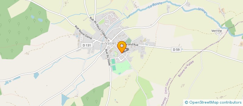 localisation de l'entreprise SCI LA VASLEENNE  VASLES