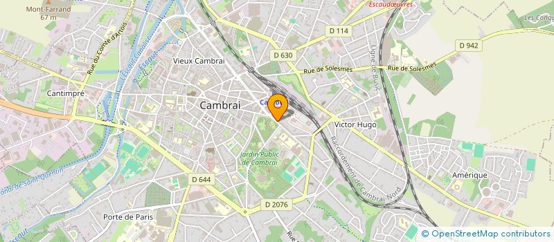 localisation de l'entreprise SCI LA VAUBANAISE à CAMBRAI