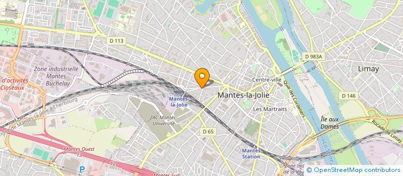 localisation de l'entreprise SCI LA VAUCOULEUR  MANTES-LA-JOLIE