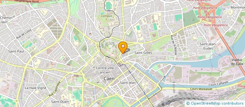 localisation de l'entreprise SCI LA VAUGUEUSIENNE  CAEN