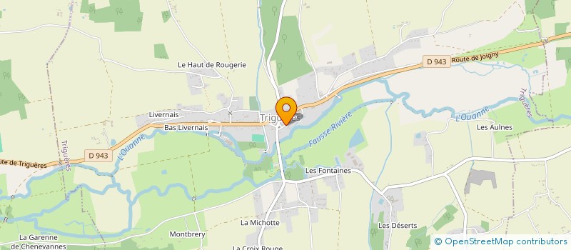localisation de l'entreprise SCI LA VAVRAINE à TRIGUERES