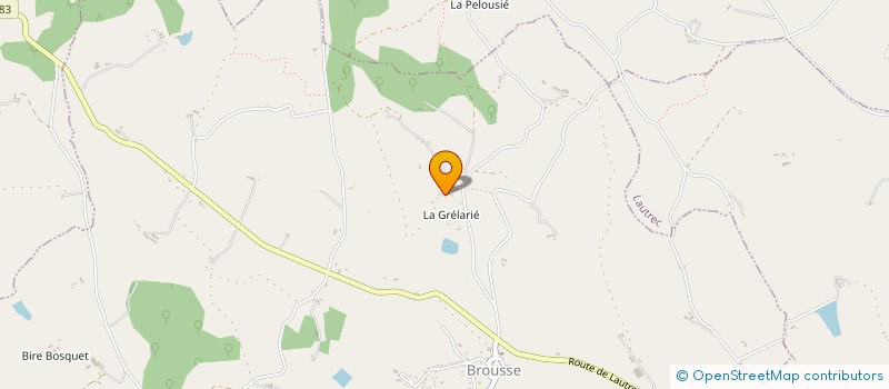 localisation de l'entreprise SCI LA VAYSSE à BROUSSE