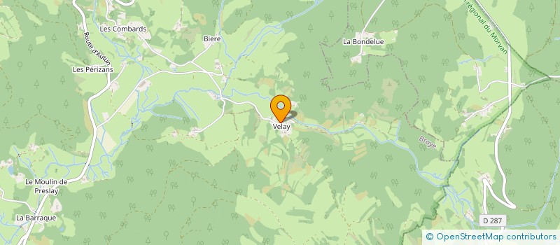 localisation de l'entreprise SCI LA VELAYSIENNE  BROYE