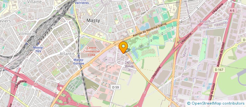 localisation de l'entreprise SCI LA VENDINELLE à MASSY