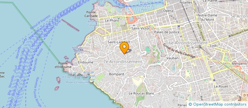 localisation de l'entreprise SCI LA VENDOMOISE à MARSEILLE