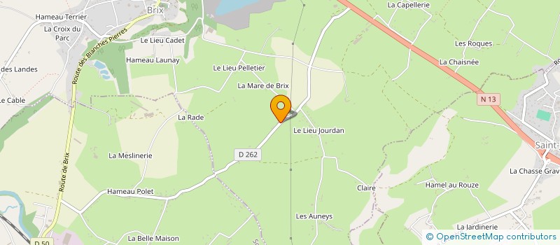 localisation de l'entreprise SCI LA VENTE CLOSE  BRIX