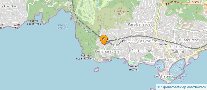 localisation de l'entreprise SCI LA VERDAGNE à BANDOL