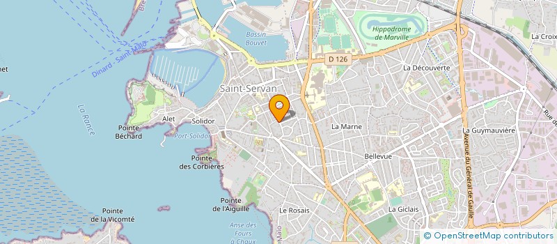localisation de l'entreprise SCI LA VERDERIE à SAINT-MALO