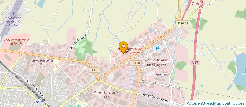 localisation de l'entreprise SCI LA VERDURE à CHOLET