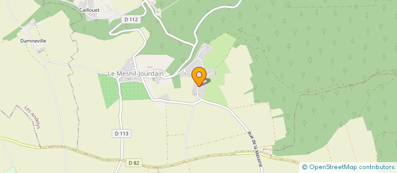 localisation de l'entreprise SCI LA VERDURE  LE MESNIL-JOURDAIN