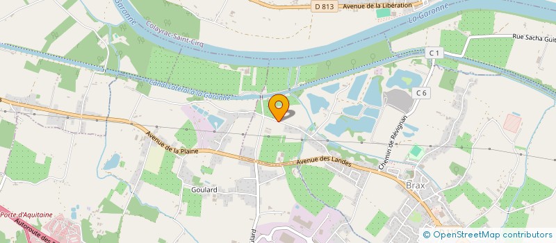 localisation de l'entreprise SCI LA VERGNE  BRAX