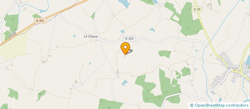 localisation de l'entreprise SCI LA VERGNE BALETTE  BRILLAC