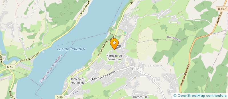 localisation de l'entreprise SCI LA VERNAISON  BILIEU