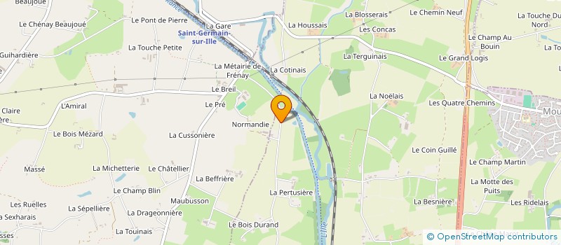 localisation de l'entreprise SCI LA VERNALIENNE  CHEVAIGNE