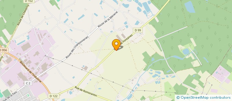 localisation de l'entreprise SCI LA VERNASSIERE  COUR-CHEVERNY