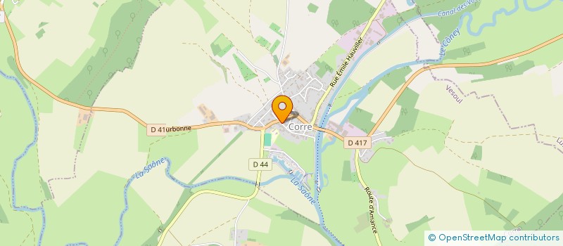 localisation de l'entreprise SCI LA VERNE  CORRE