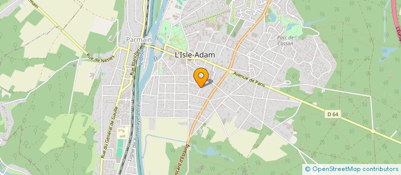 localisation de l'entreprise SCI LA VERONAISE  L'ISLE-ADAM