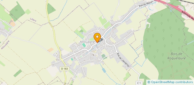 localisation de l'entreprise SCI LA VERONIQUE  ALLOUAGNE