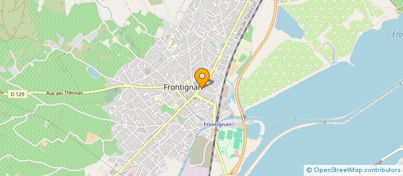 localisation de l'entreprise SCI LA VERONNIERE à FRONTIGNAN