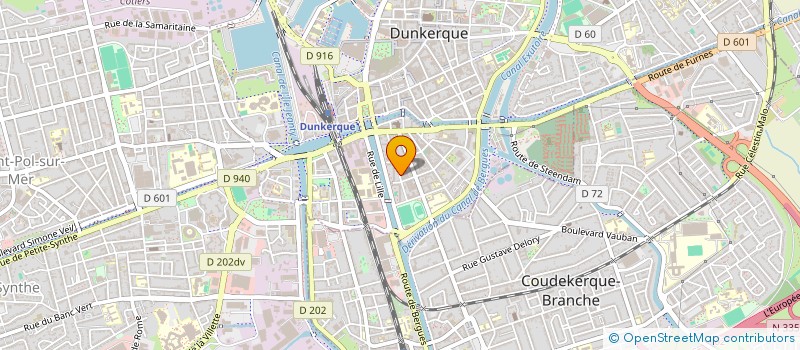 localisation de l'entreprise SCI LA VERRERIE à DUNKERQUE