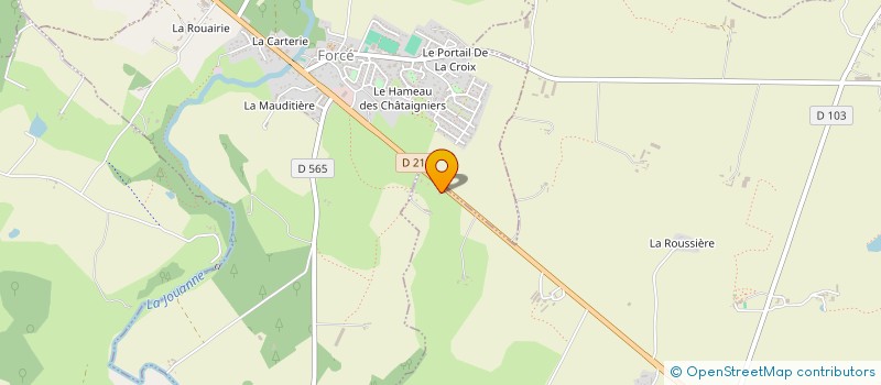 localisation de l'entreprise SCI LA VERRIE  ENTRAMMES