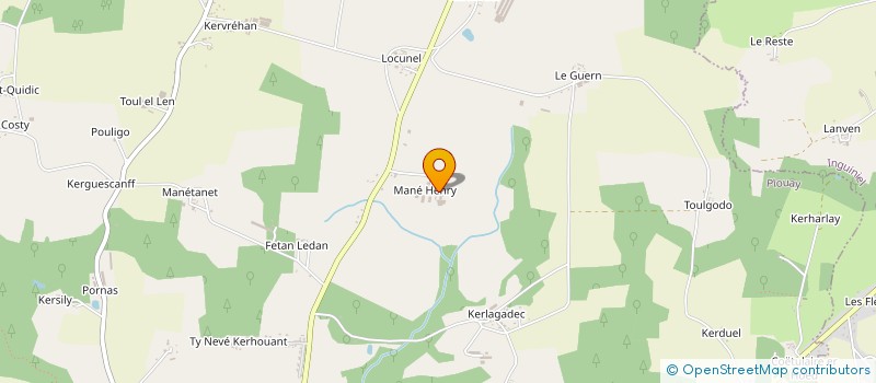 localisation de l'entreprise SCI LA VERRIERE  PLOUAY