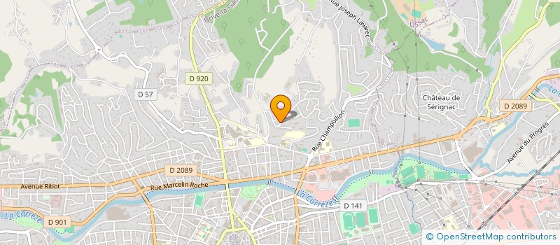 localisation de l'entreprise SCI LA VERSANNE  BRIVE-LA-GAILLARDE